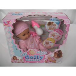 98126 Пупс с мягким телом 37 см My Dolly sucette с двумя функциями в розовой одежде фото от «Маленькая Страна» Днепр Украина