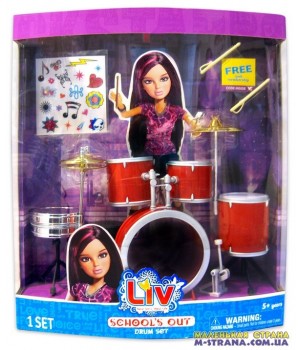 Набор для кукол Liv School's out Drum Set Liv Dolls - 1