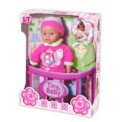 98016-A Пупс с мягким телом Tiny Baby в розовой одежде 98016 фото від «Маленька Країна» Дніпро Україна