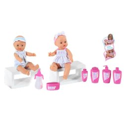 98414-A Пупс писающий резиновый девочка Le Petit bebe в розовой одежде с аксессуарами фото від «Маленька Країна» Дніпро Україна 2