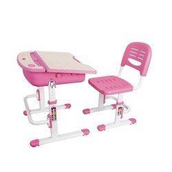 Capri-Pink-001 Комплект FunDesk Парта и стул-трансформеры Capri Pink фото від «Маленька Країна» Дніпро Україна