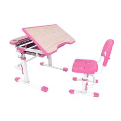 Sorriso-Pink-001 Комплект FunDesk Парта и стул-трансформеры Sorriso Pink фото від «Маленька Країна» Дніпро Україна 2