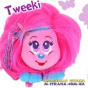 Мягкая игрушка Tweeki Shnooks с расческой и аксессуарами - розовый с голубой челкой