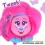 Мягкая игрушка Tweeki Shnooks с расческой и аксессуарами - розовый с голубой челкой Shnooks - 1