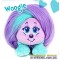 Мягкая игрушка Woogie Shnooks с расческой и аксессуарами - сиреневый с зеленой челкой
