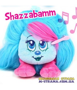 Мягкая игрушка Shazzabamm Shnooks с расческой и аксессуарами - голубой с розовой челкой Shnooks - 1