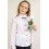 Блуза с длинным рукавом, брошью и декоративными оборками р140 Albero - 1