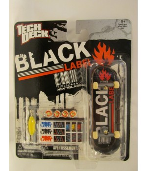 Скейтборд для пальцев рук фингер Tech Deck Black Label на черном