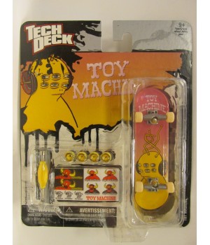 Скейтборд для пальцев рук фингер Tech Deck Toy Mashine розовый с желтым Tech Deck - 1