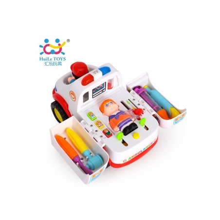 836-Huile Игрушка Скорая помощь со световыми и звуковым эффектами Huile Toys (836) фото от «Маленькая Страна» Днепр Украина