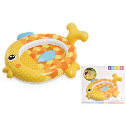 57111-intex Бассейн Интекс Intex 57111 Золотая  рыбка, 140-24-34 см., ремкомплект, 1-3 года, кор. фото від «Маленька Країна» Дні