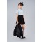 Блуза Sasha 3625-2 стильная голубая для девочки с коротким рукавом, декор прошвой р134