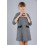 Стильное платье Sasha для девочки с накладными карманами 3964-1 клетка р 134 Sasha - 1