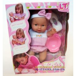 98411-A-001 Пупс писающий резиновый Le Petit bebe в розовой одежде фото від «Маленька Країна» Дніпро Україна 2