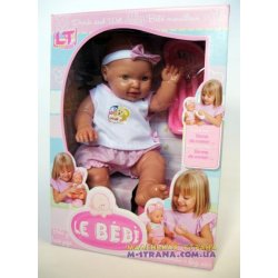 98303-A-001 Пупс большой писающий резиновый Le  bebe в розовой одежде с аксессуарами фото від «Маленька Країна» Дніпро Україна
