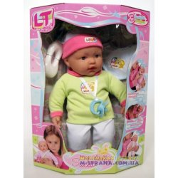 98112-A-001 Пупс большой с мягким телом My Dolly sucette с тремя функциями в зеленой одежде фото от «Маленькая Страна» Днепр Укр 2