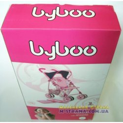 97042-001 Коляска для кукол четырехколесная летняя  Fashion Doll 97042 с поворотными передними колесами фото від «Маленька Країн 2