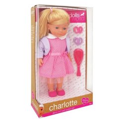 8113-DollsWorld Кукла Шарлотта шатенка, 36 см фото від «Маленька Країна» Дніпро Україна
