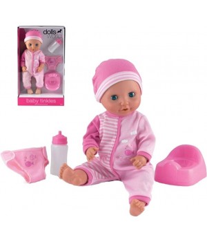 Кукла Малыш Пи-Пи, мочит памперс, 38 см DollsWorld - 1