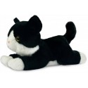 Котенок чорно-белый 25см