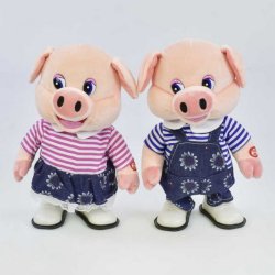 C30412-MLT Музыкaльнaя игрушка Cвинкa 27 см  2 видa C30412 ходит, поёт песенку на русском языке фото від «Маленька Країна» Дніпр