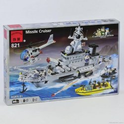 821-MLT Конструктор Brick-Военный корабль, 843 деталей фото від «Маленька Країна» Дніпро Україна