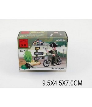 Конструктор Brick-Мотоцикл, 20 деталей Китай - 1