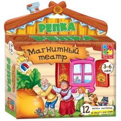 VT3206-07 Игра настольная Магнитный театр Репка VT3206-07 рус фото від «Маленька Країна» Дніпро Україна
