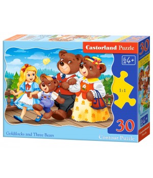 Пазл Castorland Goldilocks and Three Bears 30эл B-03716 Три медведя Castorland - 1