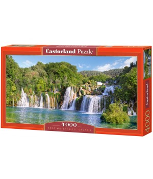 Пазл Castorland Krka Waterfalls, Croatia 4000эл C-400133 Водопады Castorland - 1