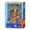 Пазл Castorland Great Horned Owl 260эл B-27347 Большая рогатая сова