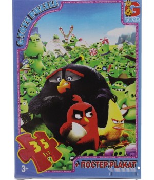 Пазл G-Toys серии Angry Birds 35 элементов B001029 G-Toys - 1