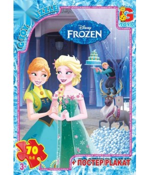 Пазл G-Toys серии Frozen Ледяное сердце 70 элементов FR009 G-Toys - 1