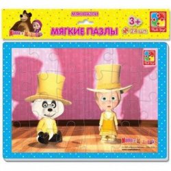 VT1102-05 Мягкие пазлы А4 Маша и Медведь VT1102-05 фото від «Маленька Країна» Дніпро Україна