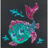 Набір для творчості з паєток 'Морські пригоди' 25*25*2 см в кольоровій коробці APT 02-08-Колібрі Art