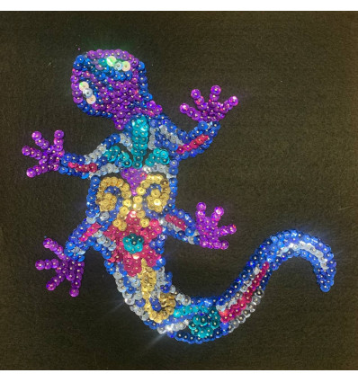 Набір для творчості з паєток 'Прутка ящірка' 25*25*2 см в цветной коробке APT 03-09-Колібрі Art