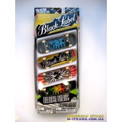 13610-6013051-TD-005 Набор из 4-х фингербордов Tech Deck Exclusive Black Label фото от «Маленькая Страна» Днепр Украина