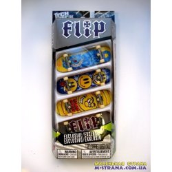 13610-6013051-TD-006 Набор из 4-х фингербордов Tech Deck Exclusive Flip на сером фото от «Маленькая Страна» Днепр Украина