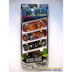 13610-6013051-TD-007 Набор из 4-х фингербордов Tech Deck Exclusive World Industries фото от «Маленькая Страна» Днепр Украина