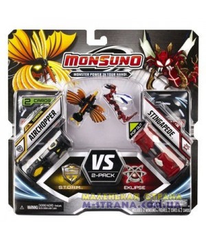 Игровой набор на 2 игрока фигурки Airchopper и Stingapede (Сombat 2-Pack) W3 Monsuno - 1