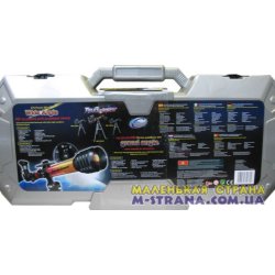32031-EC-001 Телескоп 375 объектив 50 мм, алюминиевый корпус со штативом, серый, в кейсе фото від «Маленька Країна» Дніпро Украї 2