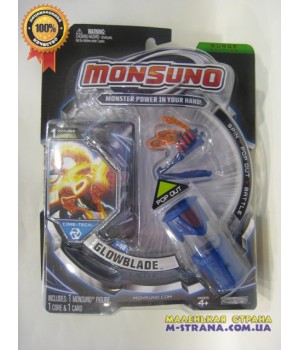 Стартовый набор с фигуркой Glowblade (1-Packs) W4 Monsuno - 1